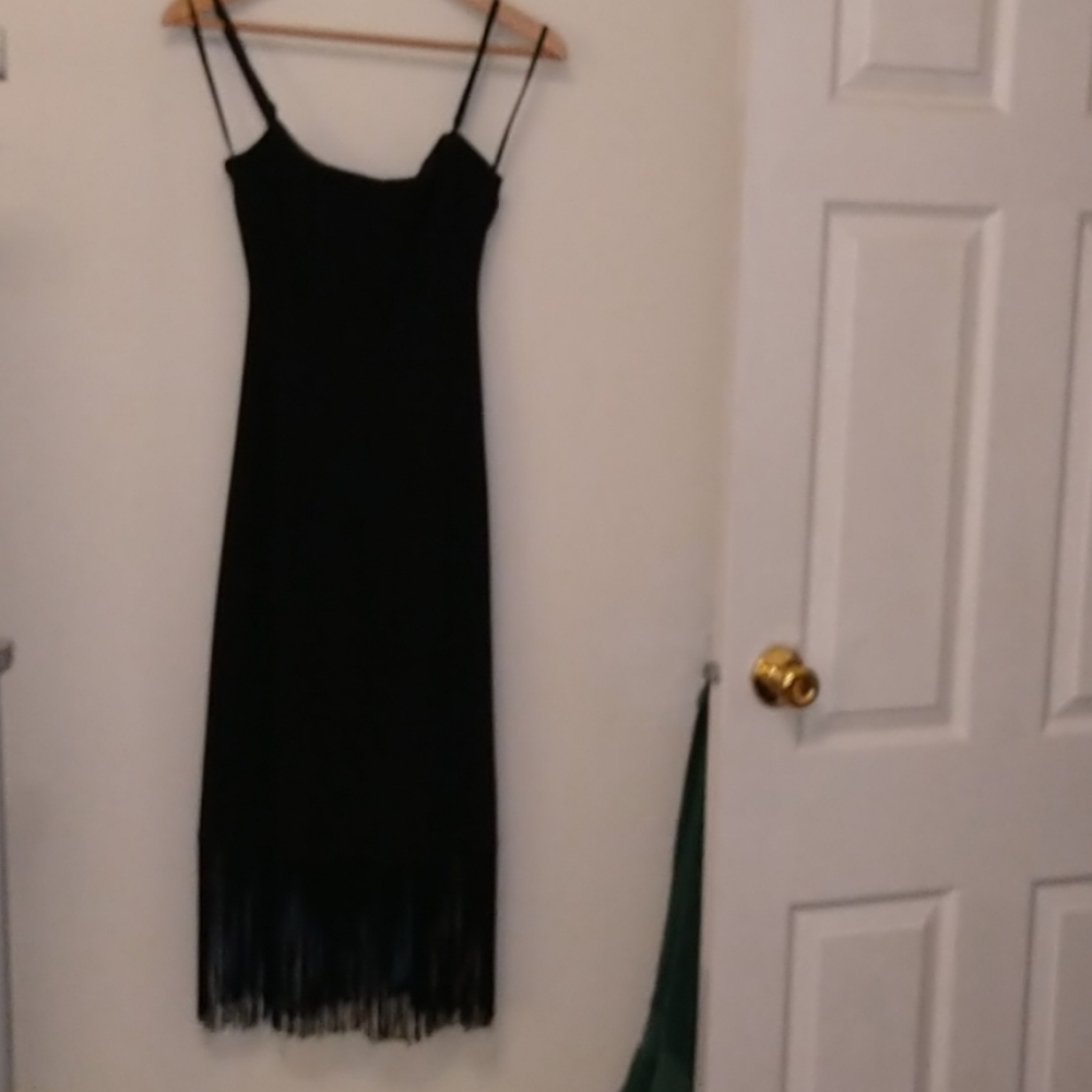 Bebe fringe dress